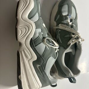 Nike White and Gray Sneakers